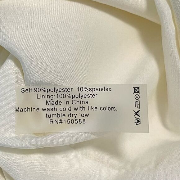 Sundays by We Are Sundays Rae Cropped Top Ivory Sz M - Picture 11 of 11